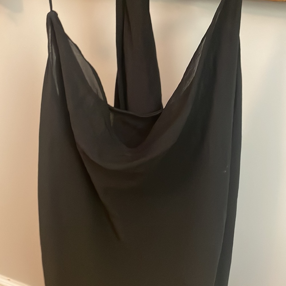 Silk black top - Picture 2 of 3